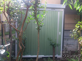 の物置・屋外倉庫 ネクスタ 一般型（NXN-17S OG） 施工例