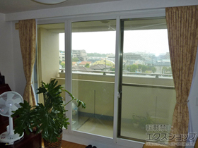 の二重窓（内窓） インプラス ダストバリア仕様 引違い窓 3枚建 ※内内外仕様 施工例