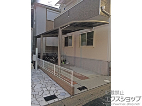 のカーポート ネスカR (ラウンドスタイル) 延長 積雪〜20cm対応 施工例