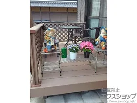 LIXIL ���N�V��(�g�X�e��)�̃E�b�h�f�b�L ���X�g�X�e�[�W ���[�܂�{�f�b�L�t�F���X �{�H��