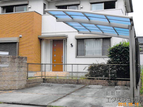 のカーポート ネスカR (ラウンドスタイル) 積雪〜20cm対応 施工例