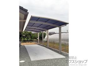 のカーポート プレシオスポート 縦連棟 積雪〜20cm対応 施工例
