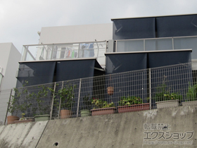 のオーニング・日よけ 彩風CR型 手動式 施工例