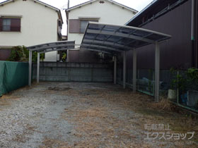 のカーポート レイナポートグラン 縦連棟　積雪〜20cm対応 施工例