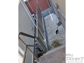 のフェンス・柵 レスティナフェンス7型 横目隠し 自由柱施工 施工例