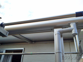 のバルコニー・ベランダ屋根 ヴェクターテラス F型 屋根タイプ 単体 積雪〜20cm対応 施工例