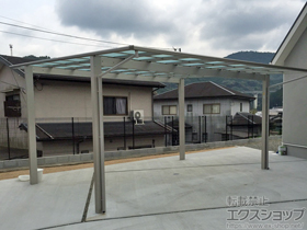 のカーポート エフルージュ ツイン 積雪〜20cm対応 施工例