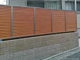 のフェンス・柵 シャトレナM3型 フリー支柱タイプ 施工例