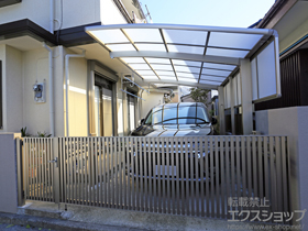 のカーゲート オーバードアS4型 手動式 施工例