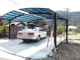 のカーポート プレシオスポート 積雪〜20cm対応 施工例