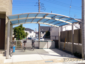 のカーポート レイナツインポートグラン 積雪〜20cm対応 施工例