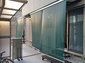 のオーニング・日よけ 彩風CR型 手動式 施工例