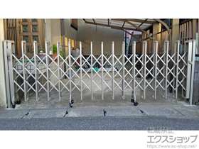 のカーゲート レイオス1型 ノンレール 片開き 34S 施工例