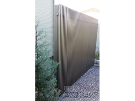 のフェンス・柵 プログコートフェンスF3型 フリーポールタイプ 施工例