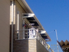 のバルコニー・ベランダ屋根 ライザーテラスII F型 ルーフタイプ 単体 積雪〜20cm対応 施工例