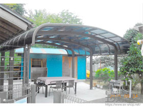 のカーポート テールポートシグマIII 1500 ワイド 積雪〜50cm対応 施工例