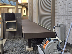 のウッドデッキ 樹ら楽ステージ 施工例