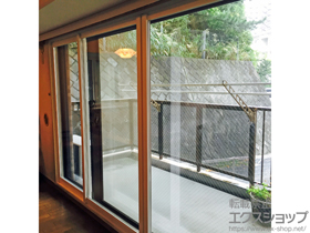 の二重窓（内窓） プラマードU 引違い窓 偏芯4枚建 施工例