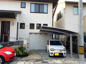 のカーポート プレシオスポート 積雪〜20cm対応 施工例