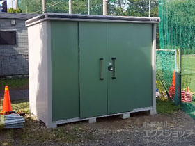 の物置・屋外倉庫 エルモ 一般型（LMD-2915H EG） 施工例