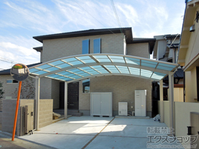 の大阪府のカーポート レイナツインポートグラン　積雪〜20cm対応 施工例