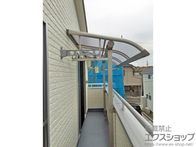 のバルコニー・ベランダ屋根 プレシオステラス R型 屋根タイプ 単体 積雪〜20cm対応 施工例