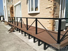 YKKAP�̃E�b�h�f�b�L ���E�b�h�f�b�L 200�{���E�b�h�X�e�b�v5�^ S�^�C�v(2�i)�{�V���v�����_���f�b�L�t�F���X1�^<�}�؂̂݃^�C�v> �{�H��