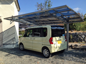 のカーポート プレシオスポート 積雪〜20cm対応 施工例