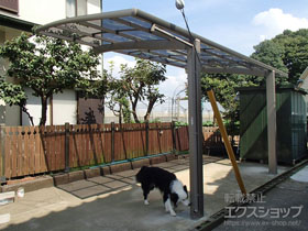 のカーポート ネスカR (ラウンドスタイル) 積雪〜20cm対応 施工例