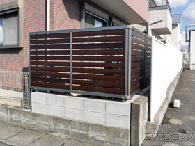 のフェンス・柵 セレビューフェンス RP3型 自在柱式 施工例