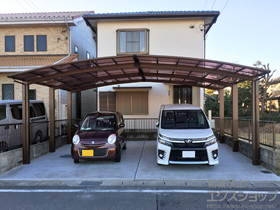 のカーポート レイナトリプルポートグラン　積雪〜20cm対応 施工例