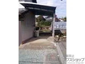 LIXIL リクシル(トステム)のカーポート ルーフポートシグマIII 積雪〜20cm対応 施工例