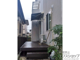 のウッドデッキ 樹ら楽ステージ＋独立ステップ×2台 施工例