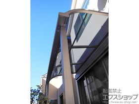 のテラス屋根 ライザーテラスII R型 テラスタイプ 単体 積雪〜20cm対応 施工例