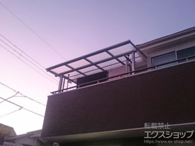 のバルコニー・ベランダ屋根 ヴェクターテラス F型 屋根タイプ 単体 積雪〜20cm対応 施工例