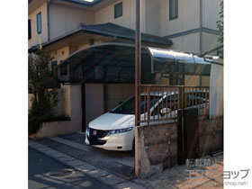 のカーポート レイナキャップツインポートグラン 積雪〜20cm対応 施工例