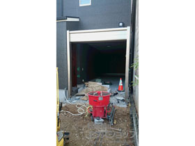 のガレージシャッター シャッターゲート FX2型 電動式 施工例