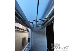 のバルコニー・ベランダ屋根 スピーネ F型 屋根タイプ 単体 積雪〜20cm対応 施工例