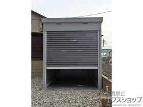 の倉庫・ガレージ バイク保管庫 土間タイプ 一般型（FXN-1726S） 施工例