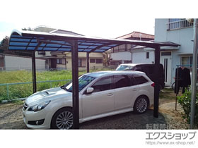 のカーポート プレシオスポート ワイド 積雪〜20cm対応 施工例