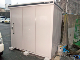 の物置・屋外倉庫 エルモ 一般型（LMD-2215 CB） 施工例