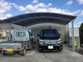 のカーポート プレシオスポート ワイド 積雪〜20cm対応 施工例