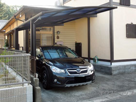 のカーポート プレシオスポート 積雪〜20cm対応 施工例