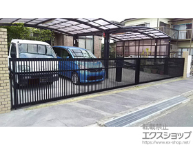 のカーゲート ワイドオーバードアS2型 電動式 施工例