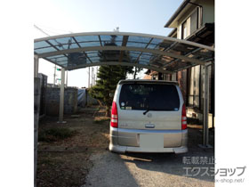 のカーポート プレシオスポート ワイド 積雪〜20cm対応 施工例