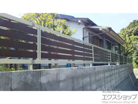 のフェンス・柵 ルシアスフェンス F04型 自由柱施工 施工例