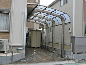 のカーポート テールポートシグマIII 1500 延長 積雪〜50cm対応 施工例