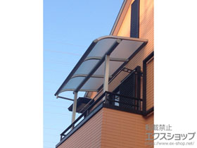 のバルコニー・ベランダ屋根 ヴェクターテラス R型 屋根タイプ 単体 積雪〜20cm対応 施工例