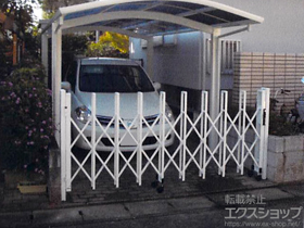 のカーゲート トリップゲート RB型 ノンレール 片開き 27S 施工例