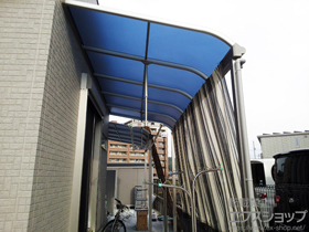 のテラス屋根 ヴェクターテラス R型 テラスタイプ 単体 積雪〜20cm対応 施工例